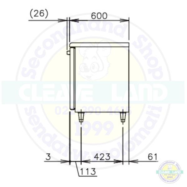 ホシザキ（HOSHIZAKI） テーブル形冷凍冷蔵庫 RFT-180SNG-1-ML ワイド