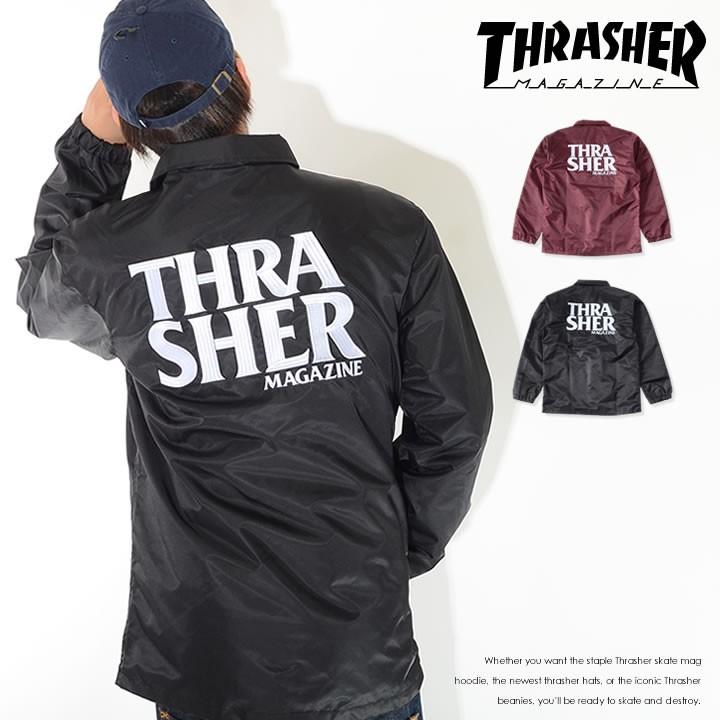 THRASHER（スラッシャー） アウトレット コーチジャケット 胸ポケット