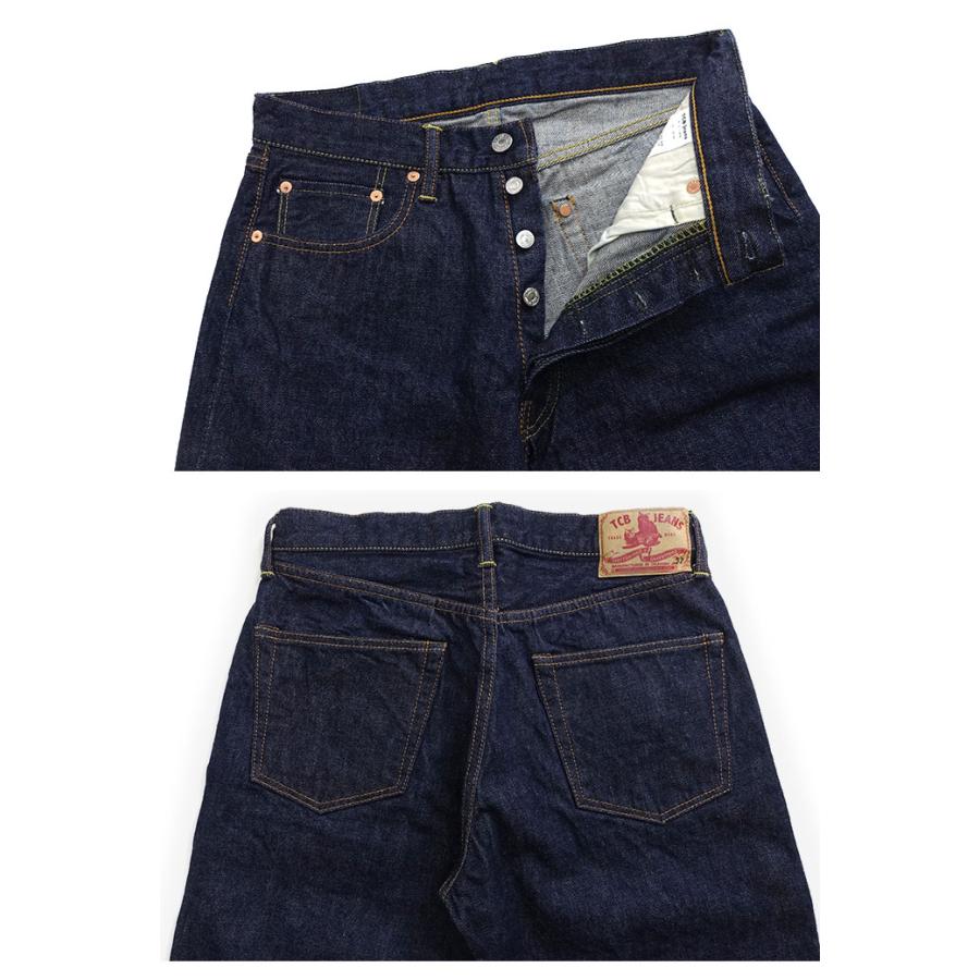 TCB ジーンズ jeans [TCB-50SPT] 50's Jeans 13.5osz XX Leather-Like