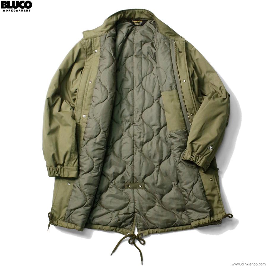BLUCO（ブルコ） BLUCO MOD'S COAT (OLIVE) [1375] モッズコート 高