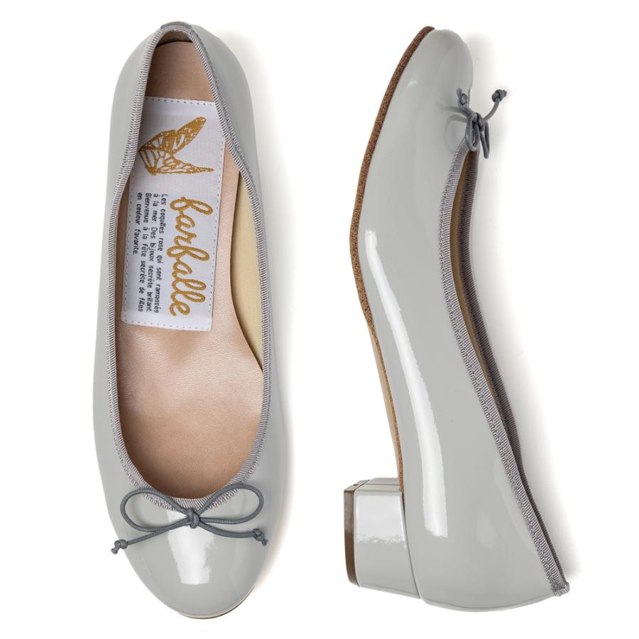 ファルファーレ公式 【NEW】3cmヒールバレエ(エナメル) バレエシューズ