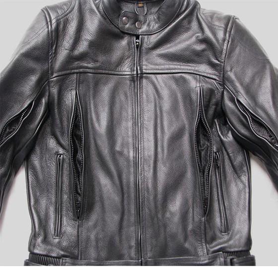 Clooney 本革 カウハイドレザージャケット J03 牛革 春秋冬 メンズ