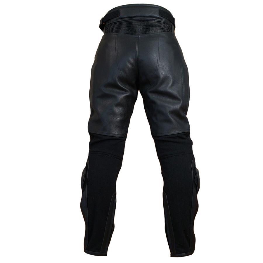 Clooney P03 バイク用 牛革 レザーパンツ 本革 革パンツ メンズ 防寒