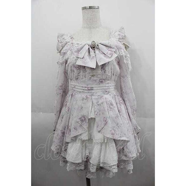 LIZ LISA / ローズリボンシフォンセットアップ ピンク I-25-06-29-063