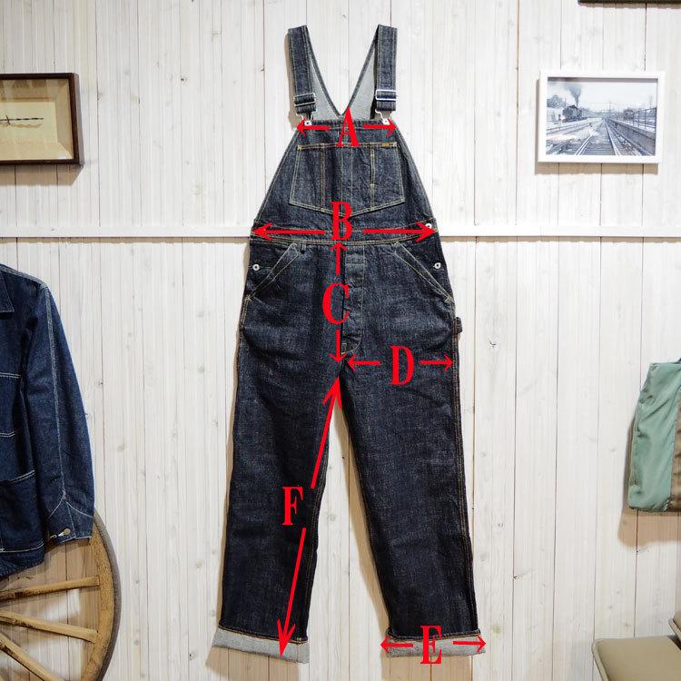 TROPHY CLOTHING（トロフィークロージング） デニムオーバーオール