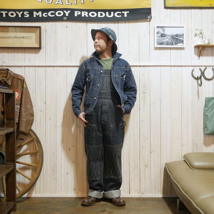 TROPHY CLOTHING（トロフィークロージング） デニムオーバーオール