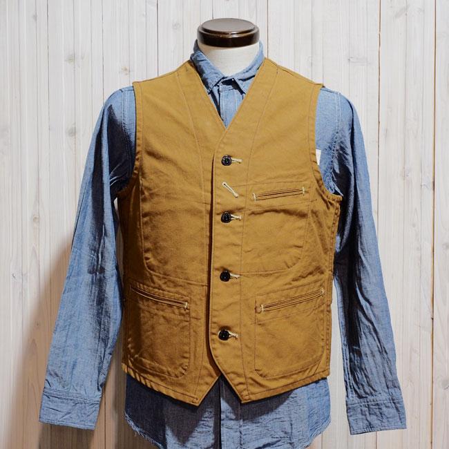 SUGAR CANE シュガーケーン SUGARCANE ワークベスト・SC14375 13oz