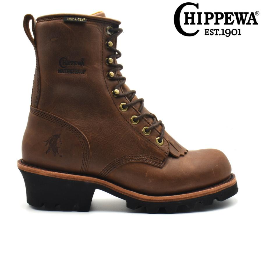 並行輸入品】チペワ CHIPPEWA ワークブーツ メンズ ロガーブーツ