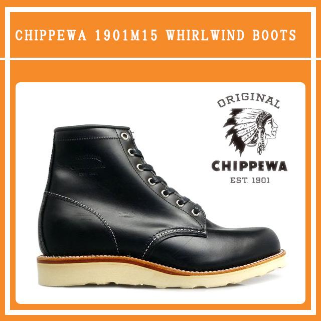 CHIPPEWA（チペワ） 【並行輸入品】チペワ ワークブーツ ブラック