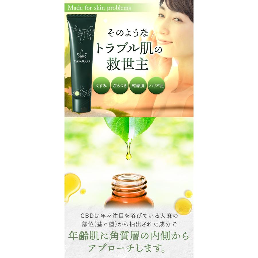 CBD スキンクリーム カンナビジオール 高配合 CBDクリーム くすみ 乾燥