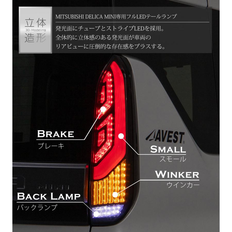 AVEST：デリカミニ』LEDテールランプ 【レッド】 : CRAFT AOI - 通販