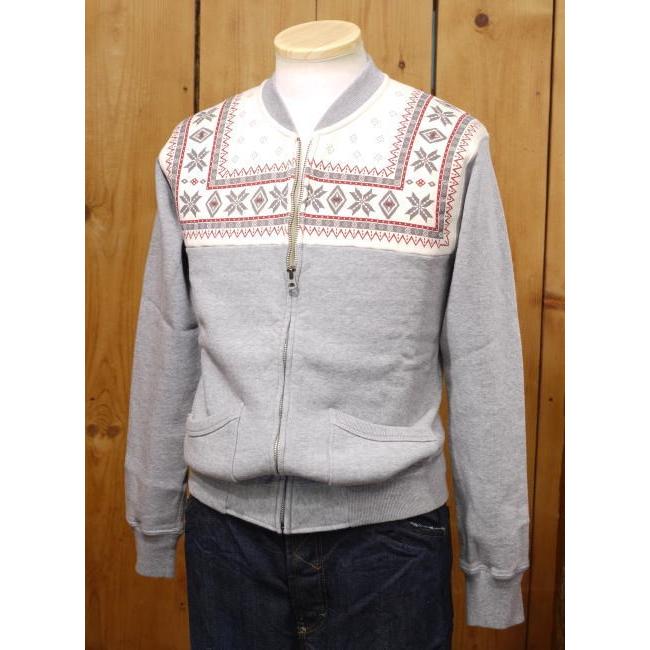 The Flat Head（フラッドヘッド） フラットヘッド 雪柄ジップアップ