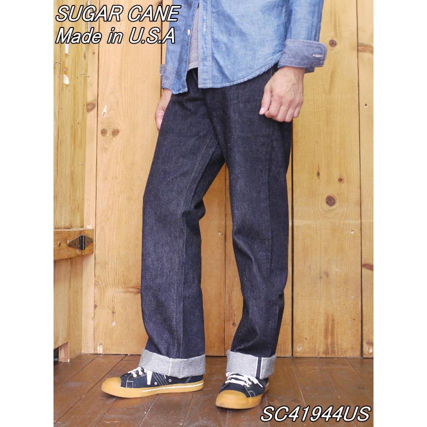 SUGAR CANE シュガーケーン Made in USA 13oz ブルーデニムウエスト