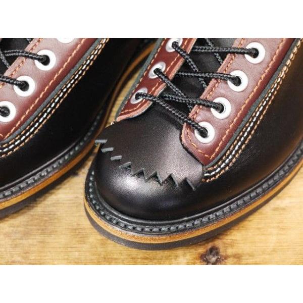 LONE WOLF BOOTS ロンウルフ カーペンターブーツ ブラック×ブラウン