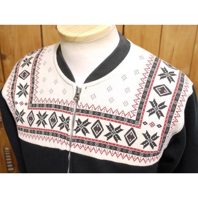 The Flat Head（フラッドヘッド） フラットヘッド 雪柄ジップアップ