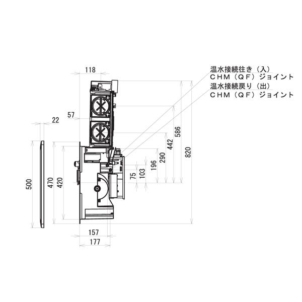 ノーリツ 浴室暖房乾燥機 BDV-J4108AUKNC-J3-BL 浴室キレイ機能付き 3
