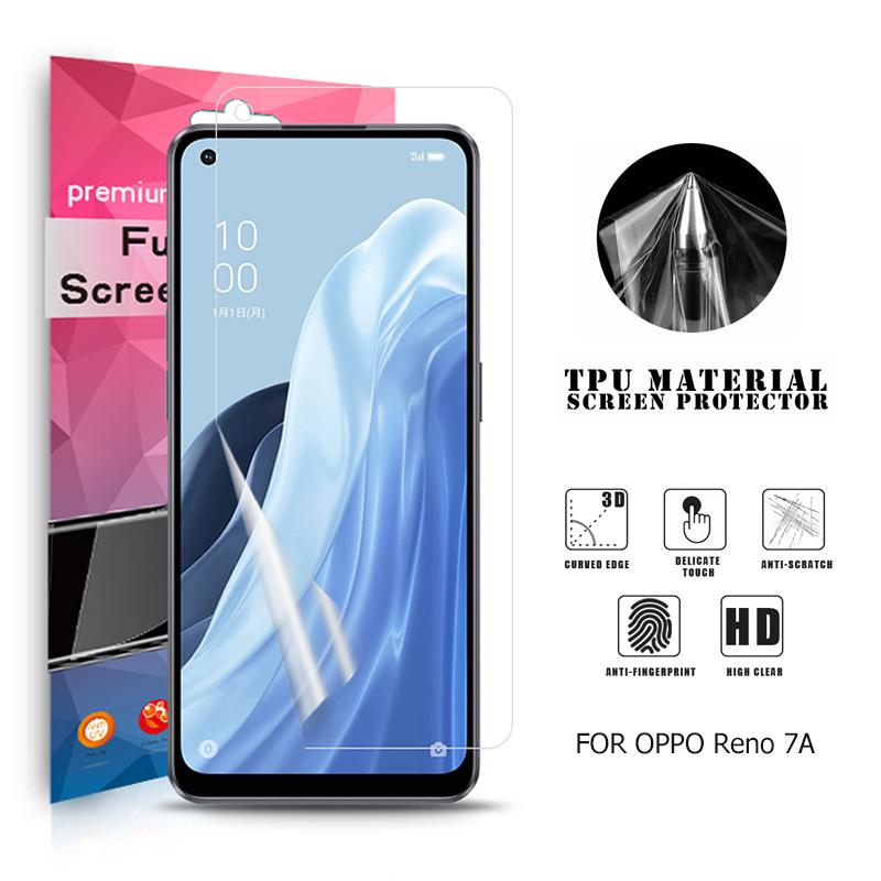 Reno OPPO Reno7 A 用液晶保護フィルム 全画面カバー TPU素材