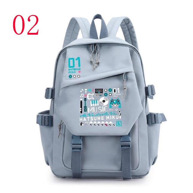 初音ミクリュック 通学 リュックサック メンズ 大容量 軽量 高校生 多
