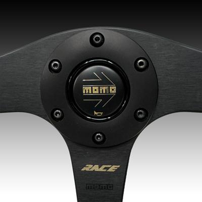MOMO（モモ） ステアリング AL-02 レース ノト ブラック/ゴールド