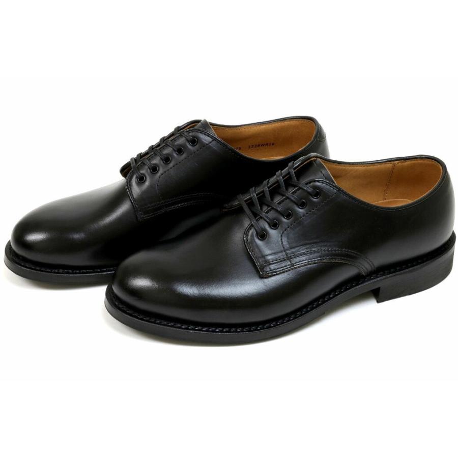 ウィールローブ プレーントゥ クロムエクセル ブラック （WHEEL ROBE