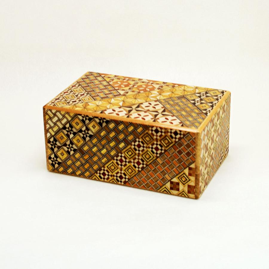 箱根寄木細工 秘密箱（からくり箱）10回仕掛け 大 5寸 : クラフトえい