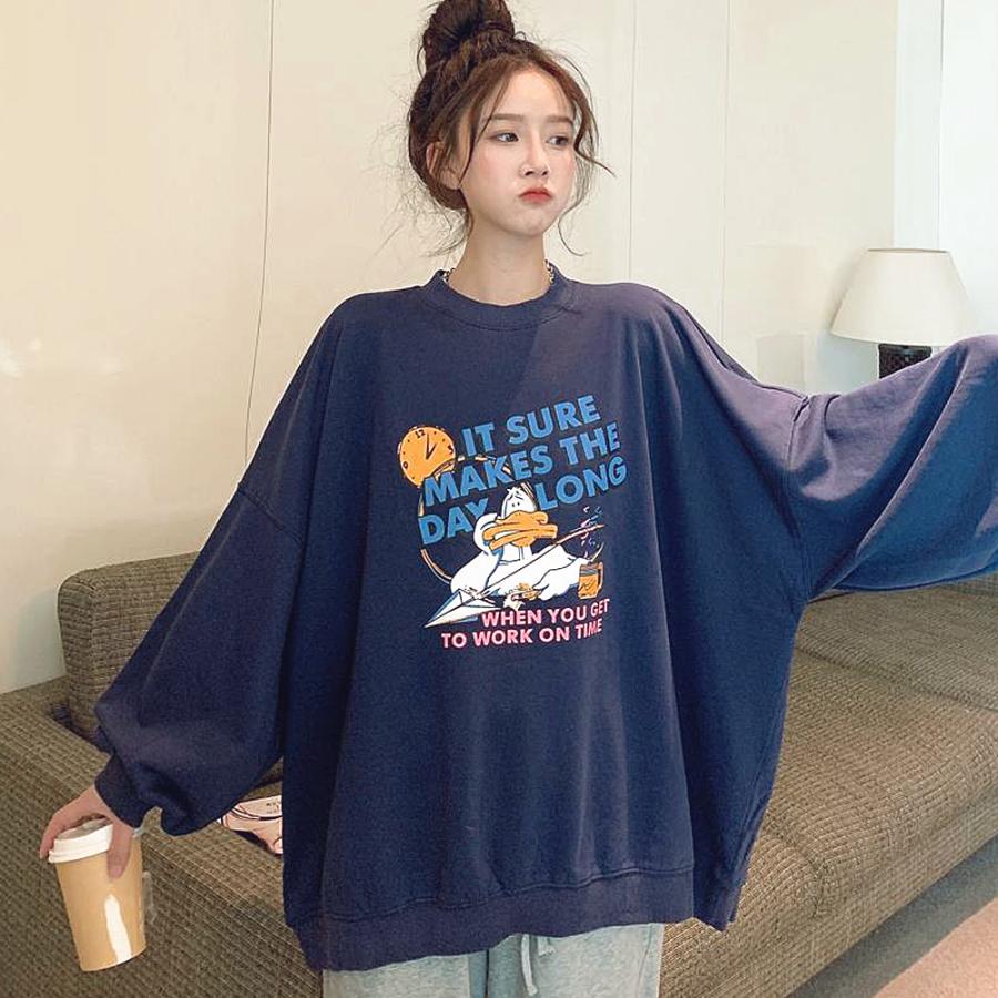 トレーナー スウェット レディース 長袖 大きいサイズ オーバーサイズ