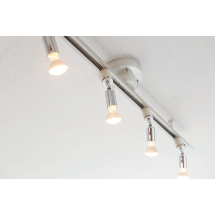 4灯 スポットライト SPOTS ホワイト 直付け ダクトレール スタジオ