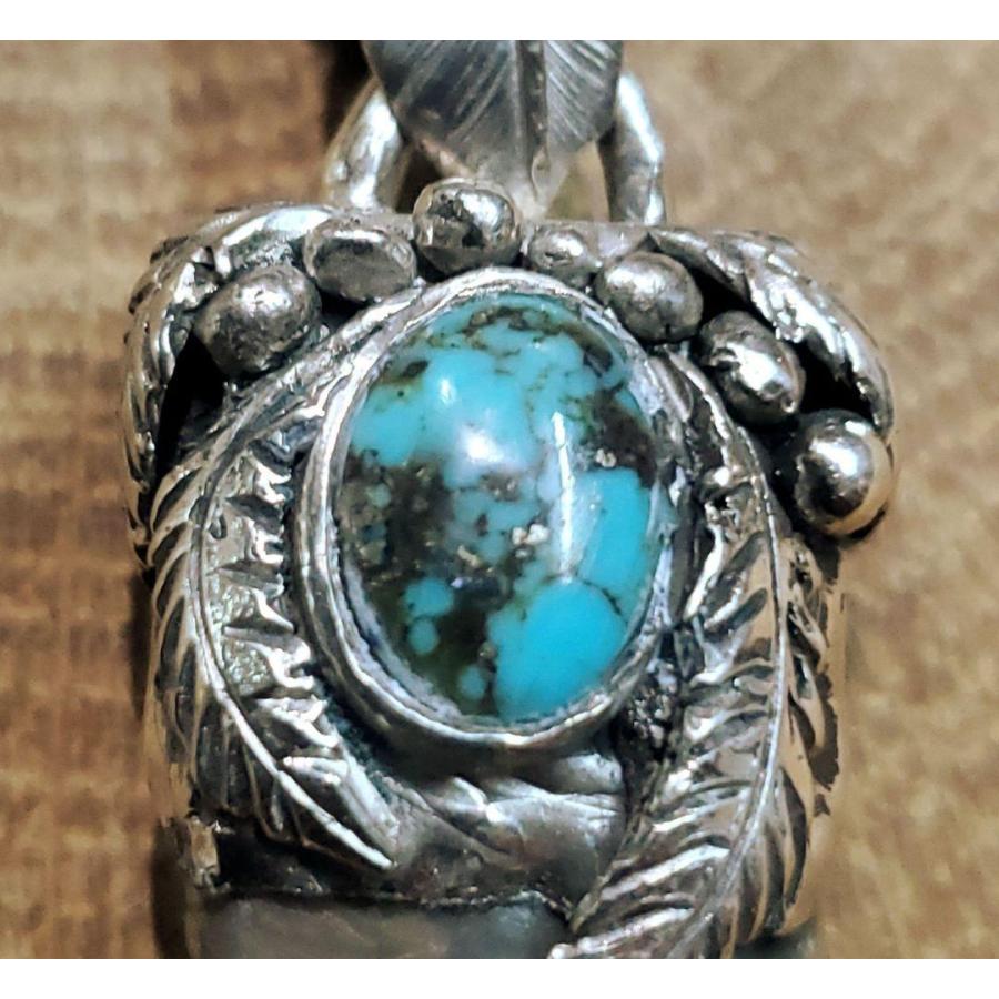 rym-31 熊爪 ベアクロー ターコイズ ペンダント 一点物 ネックレス