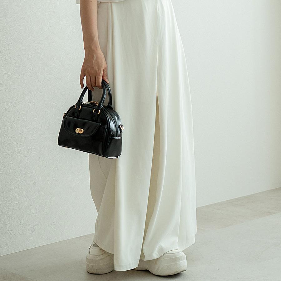 ショルダーバッグ レディース エナメル 2way ハンドバッグ ミニバッグ