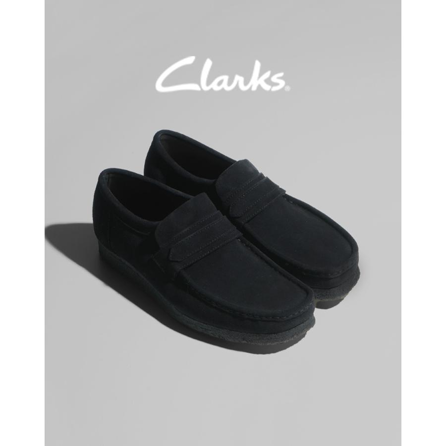 Clarks（クラークス） ワラビーローファー Wallabee Loafer ブラック