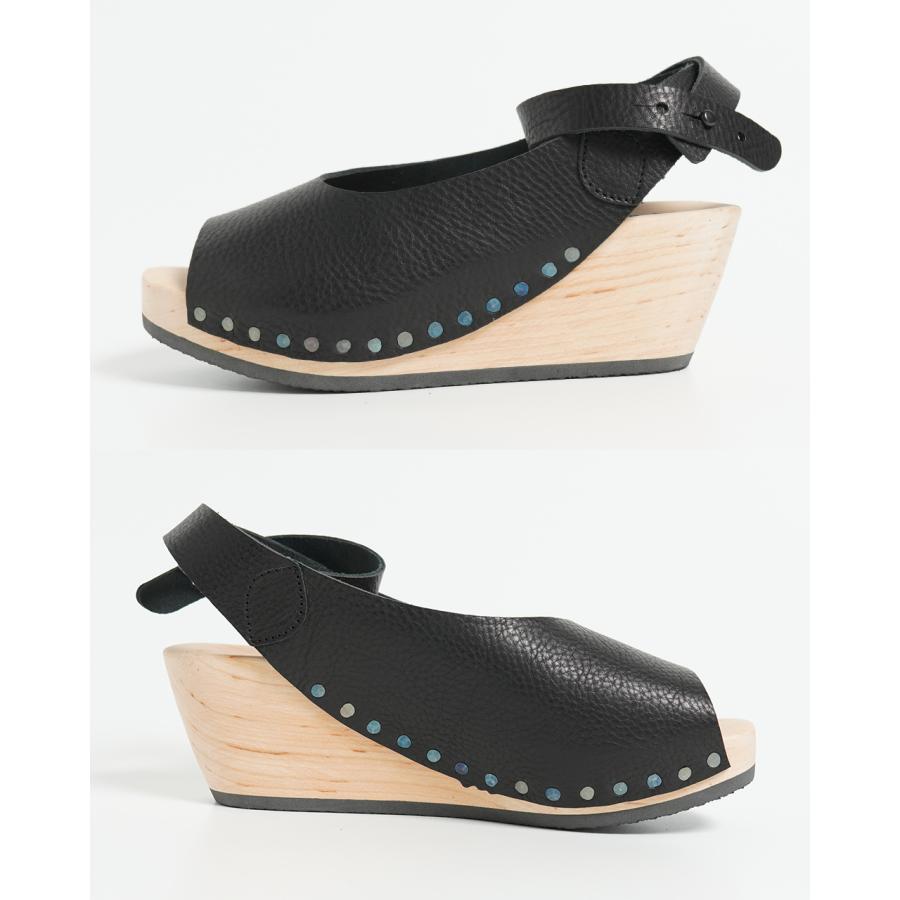 SALE！トリッペン trippen【Crouka別注色】レザー 厚底 ウッドサンダル