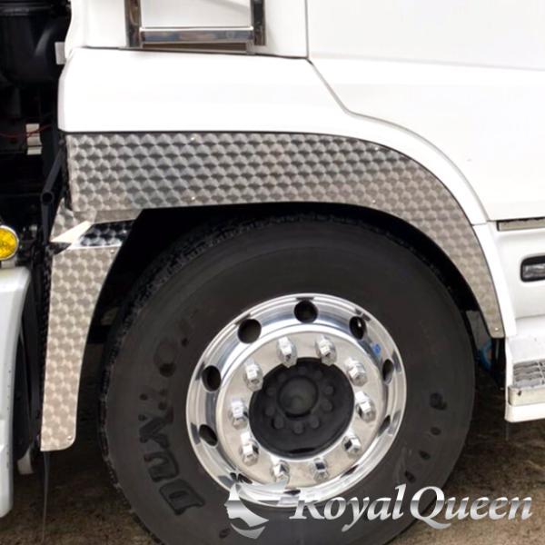 UD クオン/パーフェクトクオン オーバーフェンダーパネル ステンレス