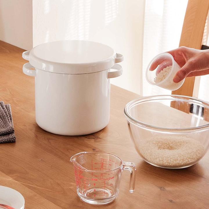 野田琺瑯（noda horo） ぬか漬け ホーロー ラウンドストッカー 18cm