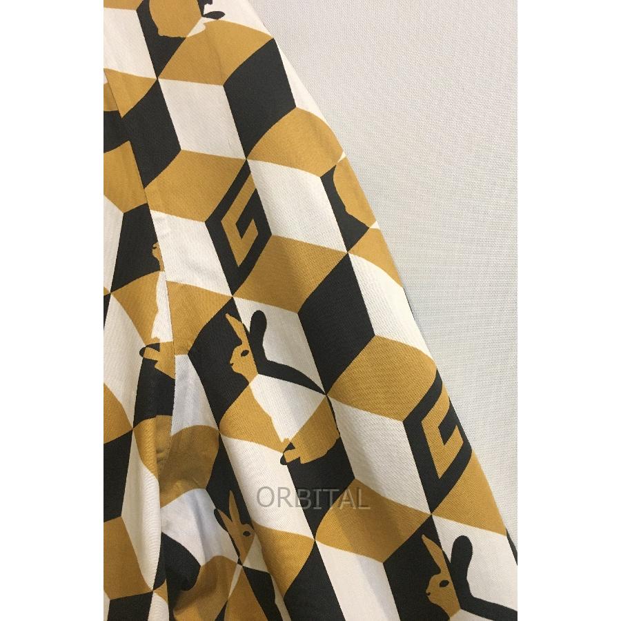 二子玉) GUCCI グッチ 23SS未使用 ラビット柄 ステンカラーコート