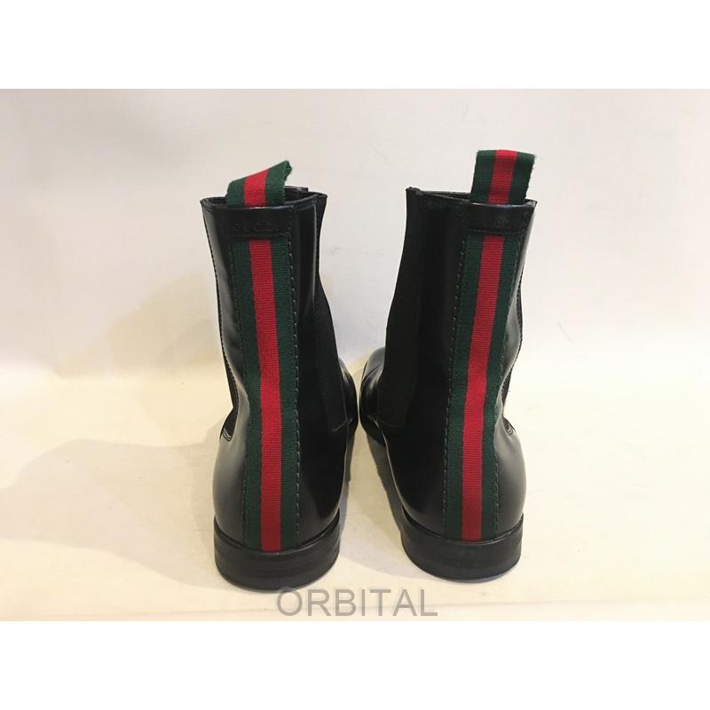 二子玉)グッチ GUCCI シェリーラインサイドゴアブーツ ショートブーツ