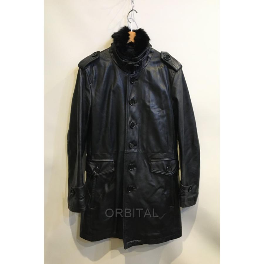 二子玉) BURBERRY BLACK LABEL バーバリーブラックレーベル ラムレザー