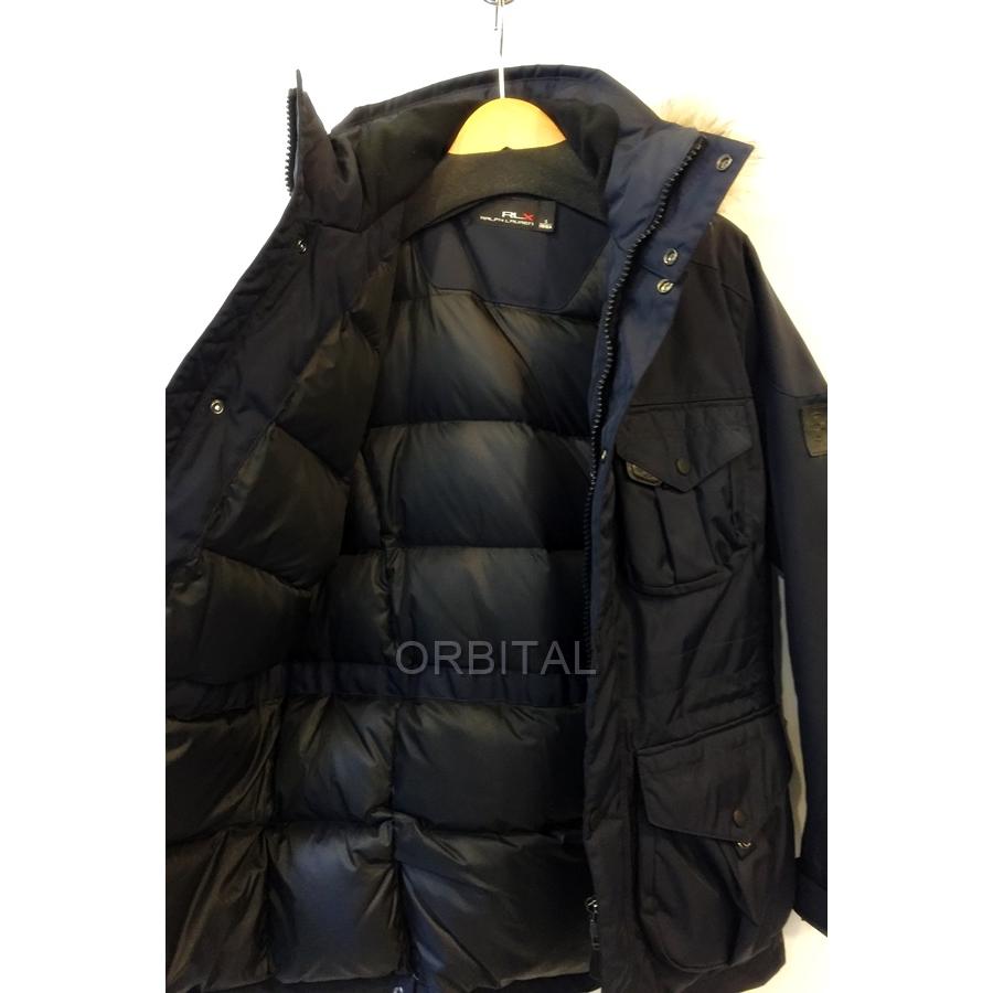 RLX 代官山)RLX RALPHLAUREN ラルフローレン ファー付き ダウンコート