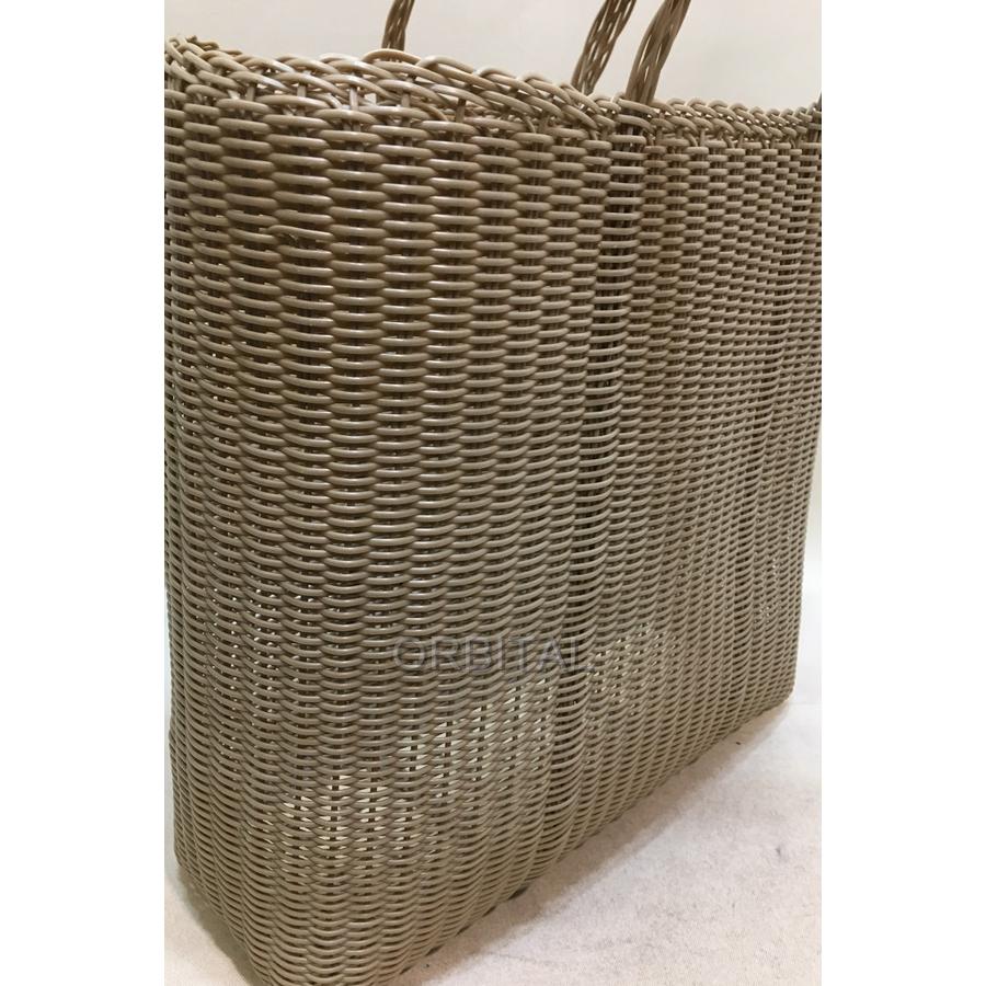 経堂) PALOROSA パロローサ FLAT トートバッグ カゴバッグ ベージュ系