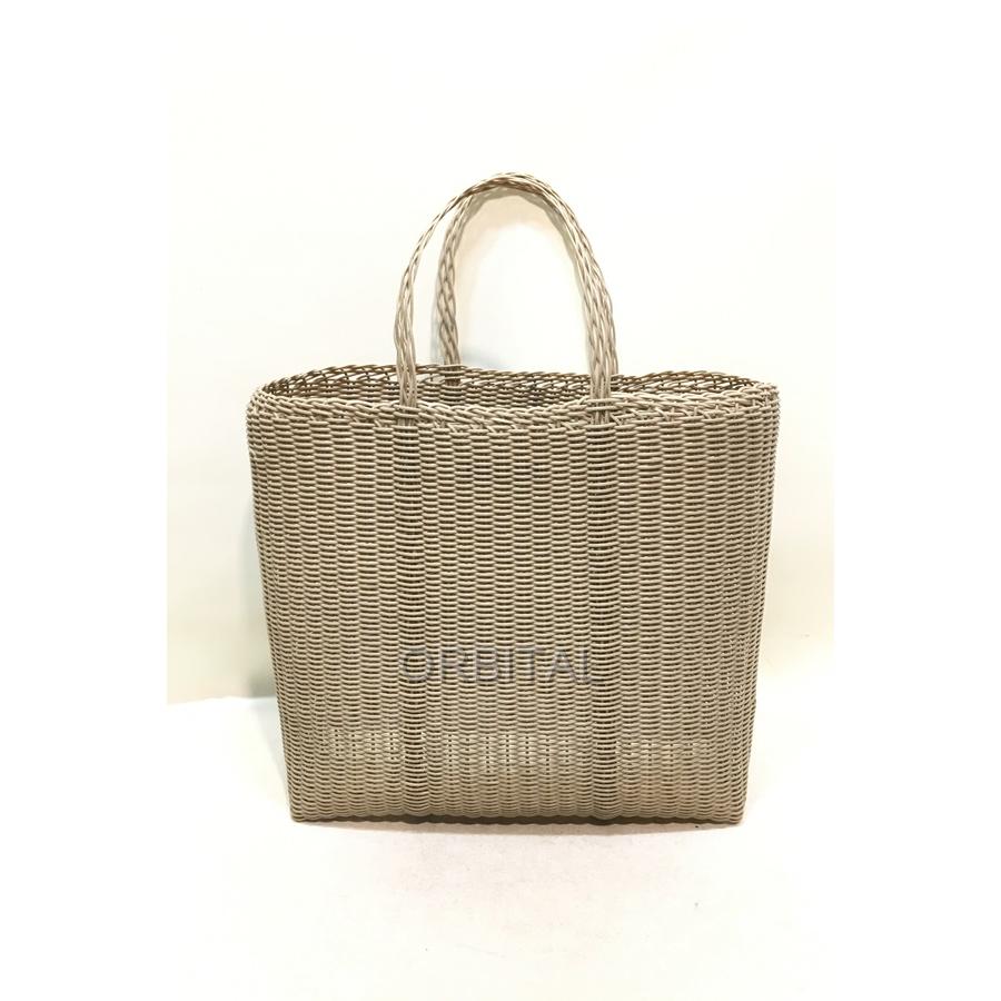 経堂) PALOROSA パロローサ FLAT トートバッグ カゴバッグ ベージュ系