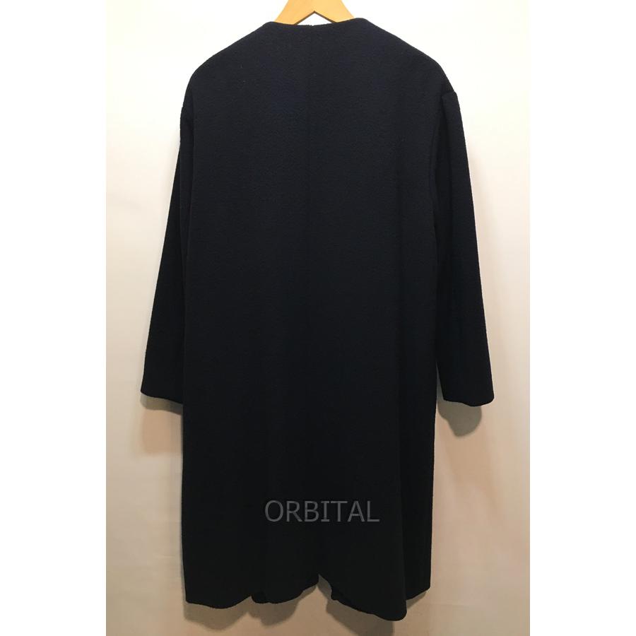 経堂) YOKO CHAN ヨーコ チャン フロントラッフル ノーカラーコート