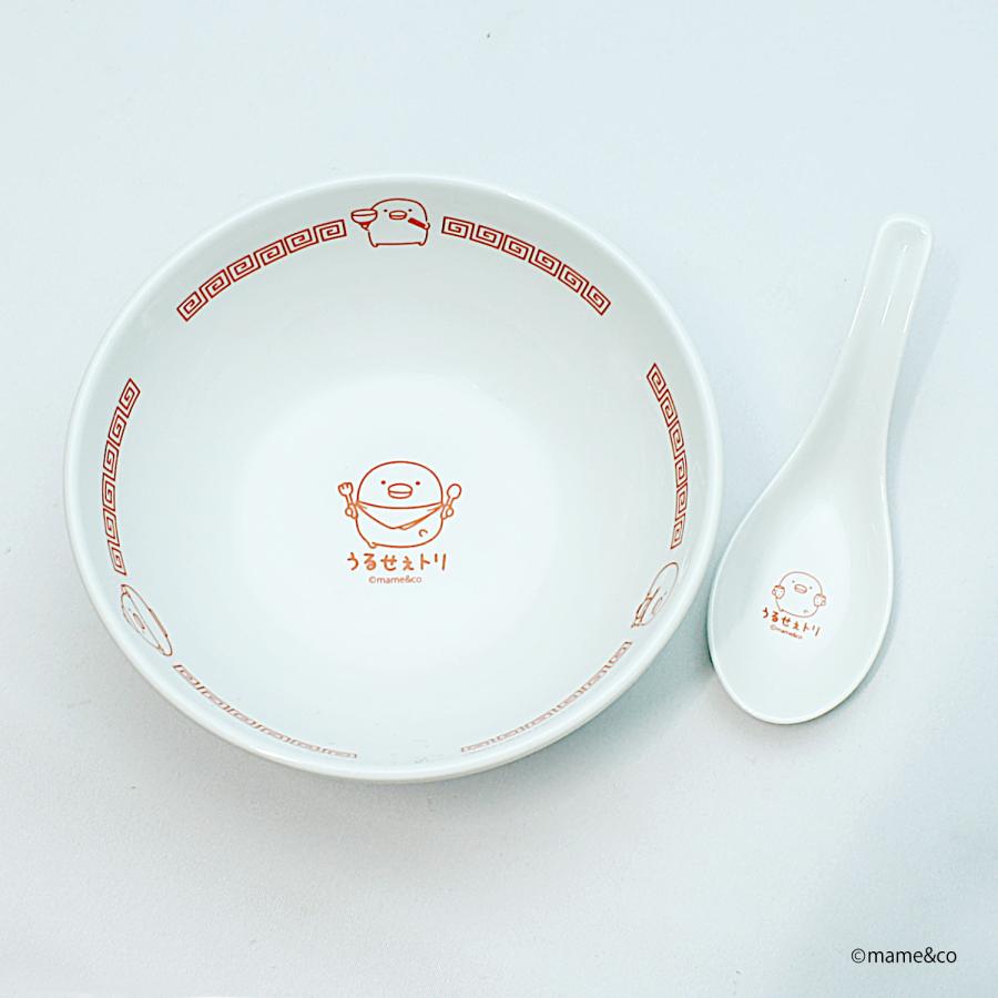 うるせぇトリ ミニどんぶり＆れんげセット : エーワークスショップ