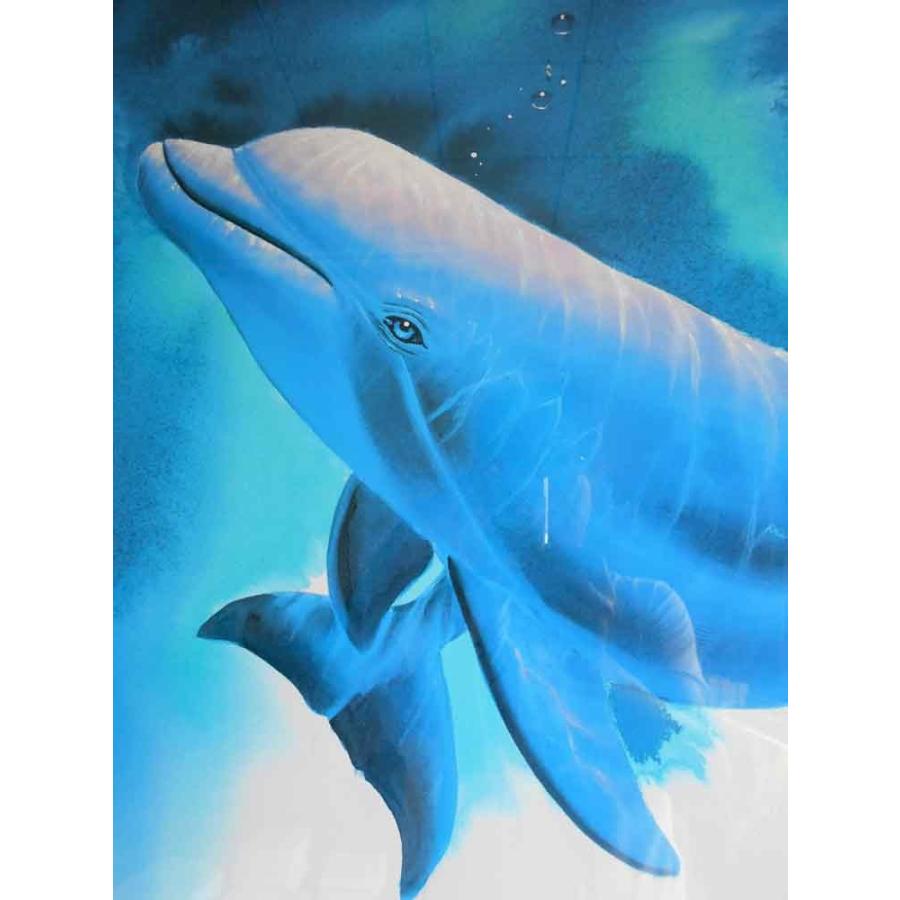版画 クリスチャン・リース・ラッセン／ドルフィン 絵画 全国送料無料
