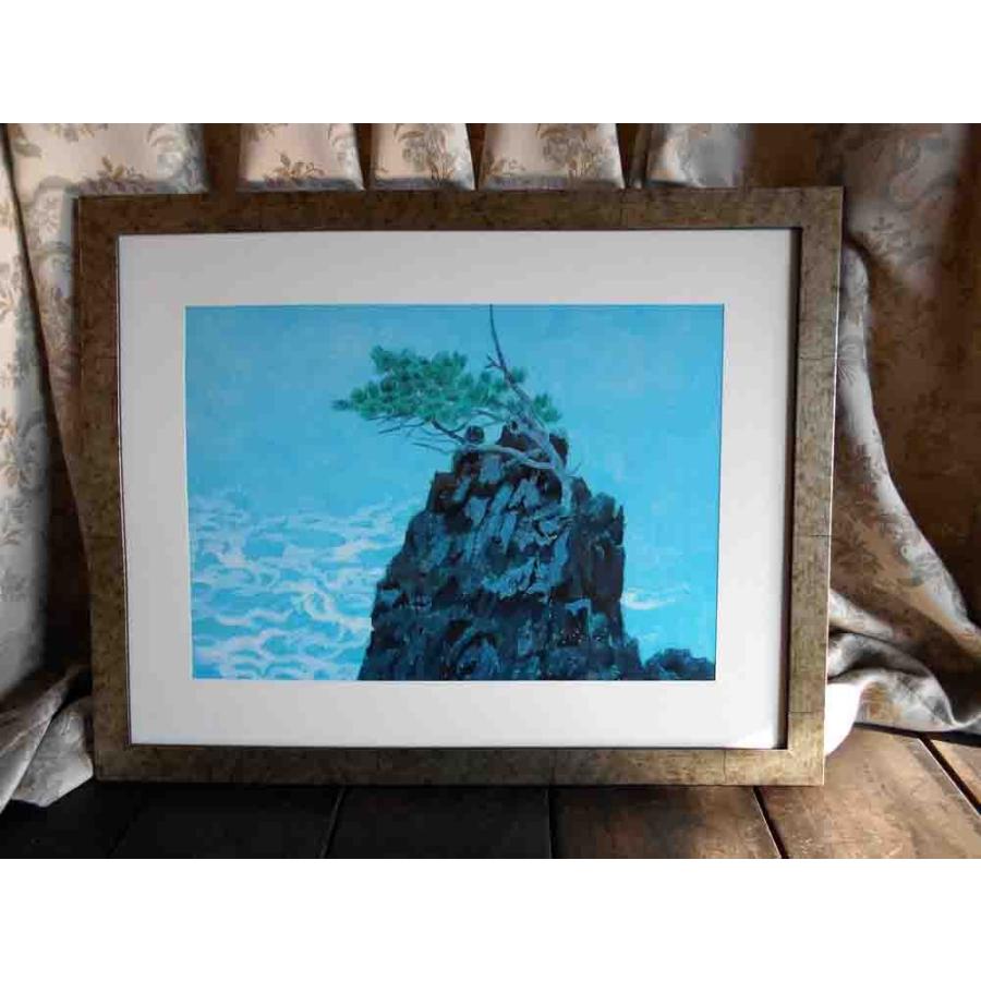 東山魁夷 松と岩／絵画 複製画 : 古都-京都 掛け軸専門店文永堂 - 通販