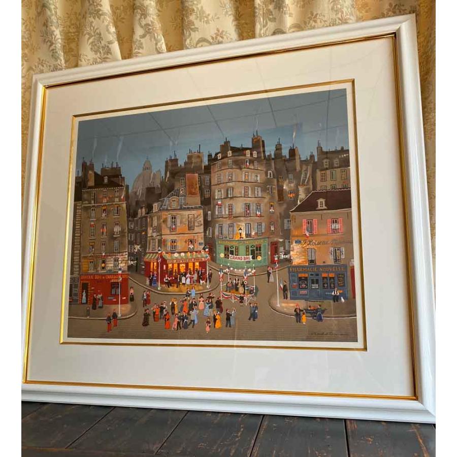 版画 ミッシェル・ドラクロワ Le grand Bal ドラクロア リトグラフ