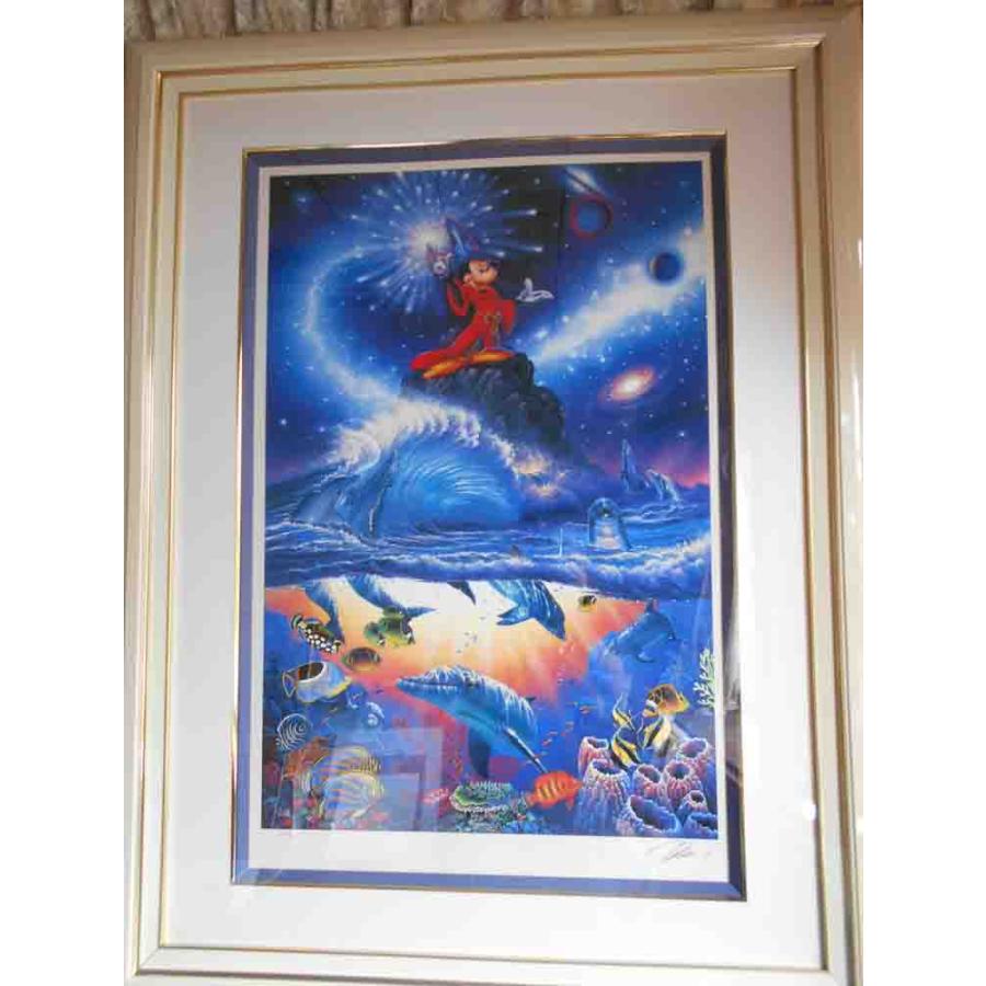 版画 クリスチャン・リース・ラッセン ソーサラーオブザシー 絵画