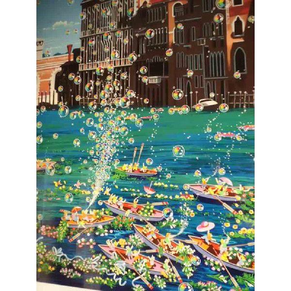 絵画 ヒロ、ヤマガタ フラワーフェスティバル 版画 シルクスクリーン