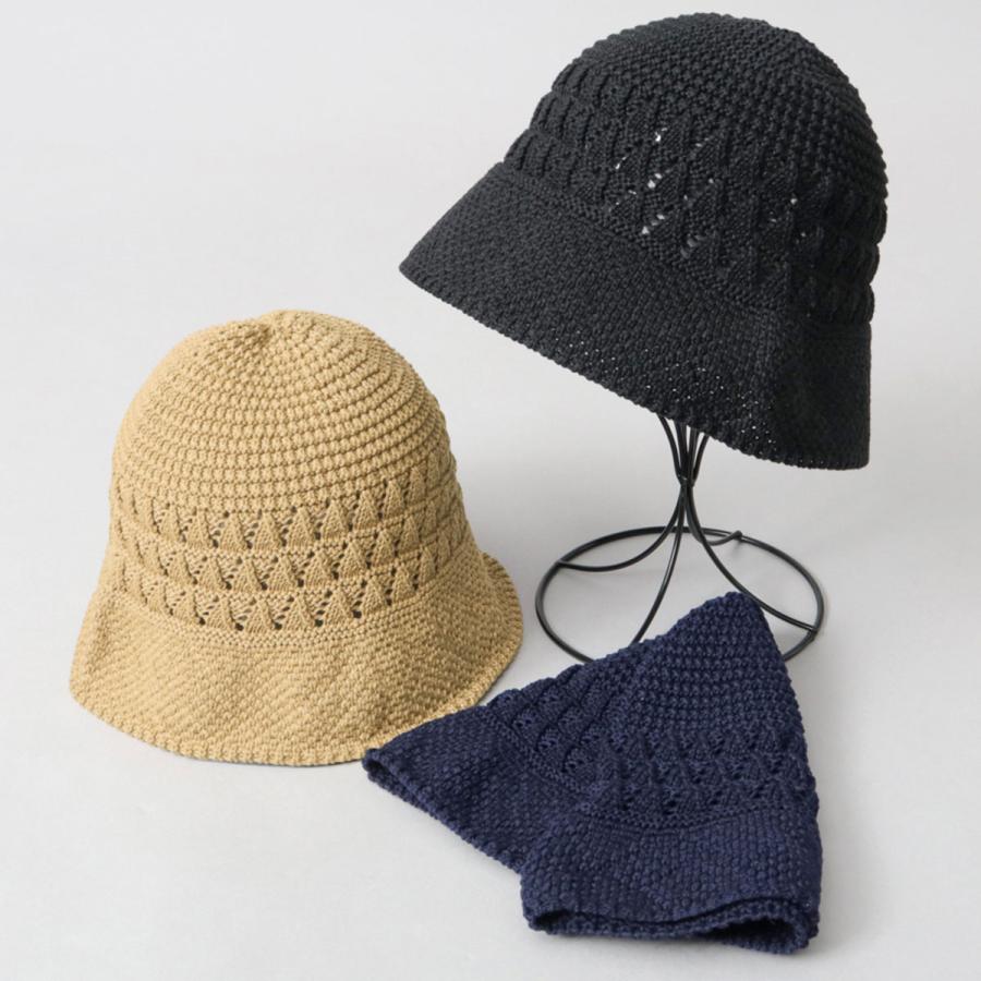 Basiquenti クロシェハット ニットハット メンズ レディース ハット