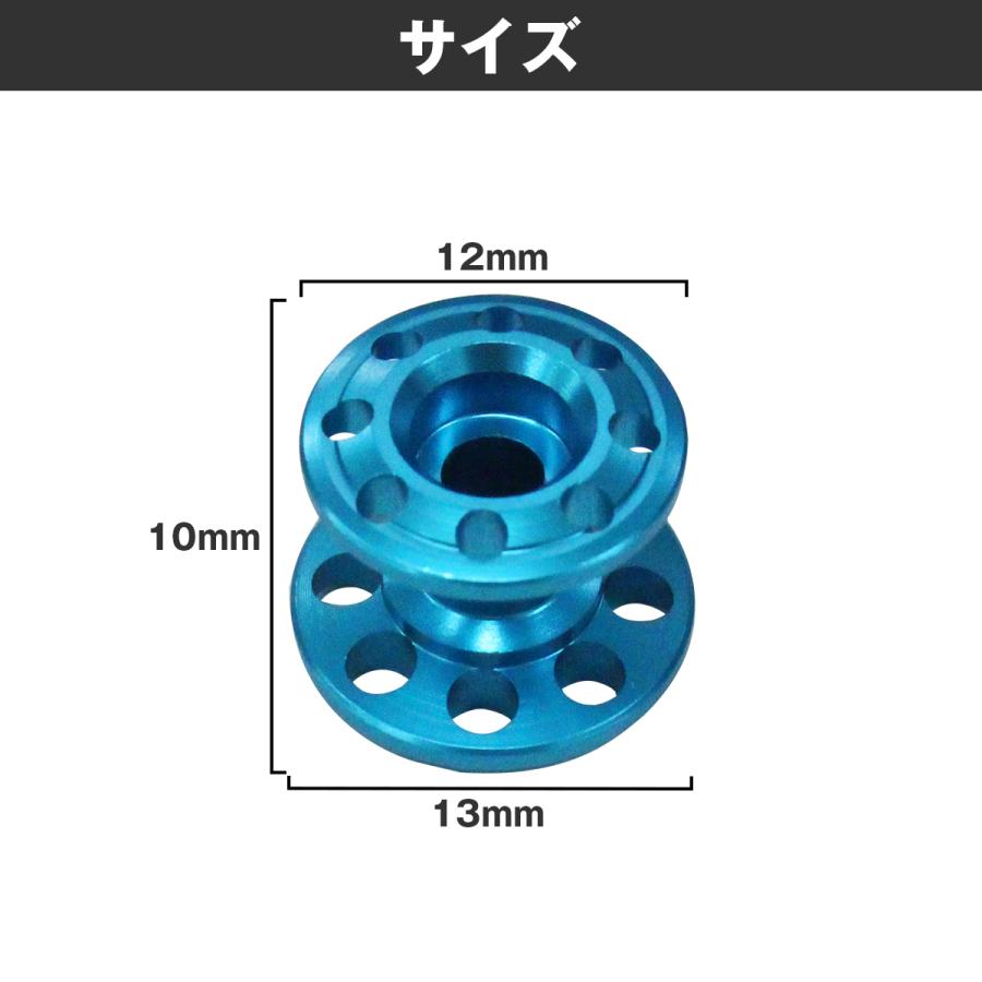 送料220円】ミニ四駆 2段 アルミ ローラー 軽量 2個セット 13-12mm