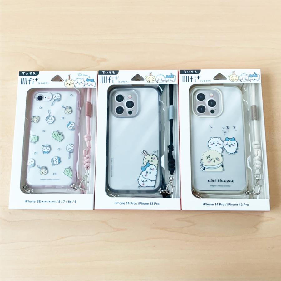 ちいかわ IIIIfit Loop iPhone 14 Pro/13 Pro 対応 ケース ハチワレ