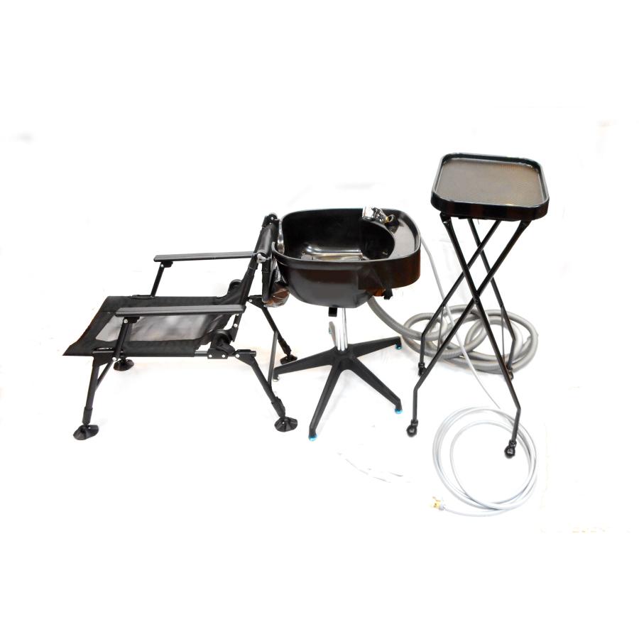 訪問美容師・出張美容師 5点セット 5mホース 移動シャンプー台